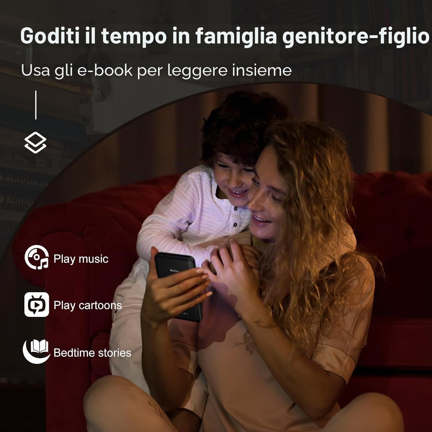 Lettore MP3 da 80GB Bluetooth e WLAN, Lettore MP3 con schermo touch HD da 4 pollici Spotify con altoparlante, Lettore musicale Diofox Android MP3 MP4 per bambini, Audible, Amazon Music, Deezer
