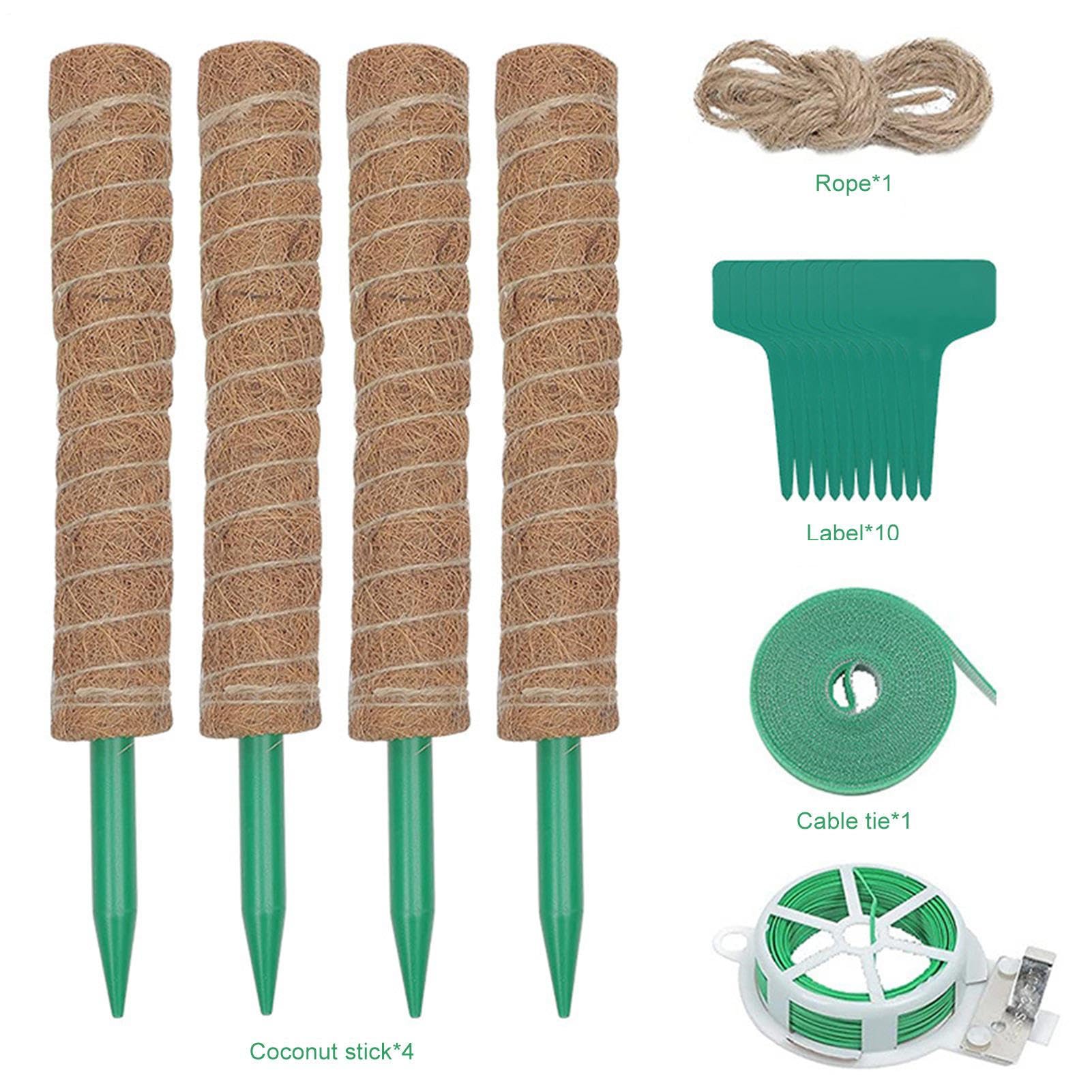 Tuteur en Mousse pour Monstera 4 Pièces de 41 cm Pliable et Réutilisable