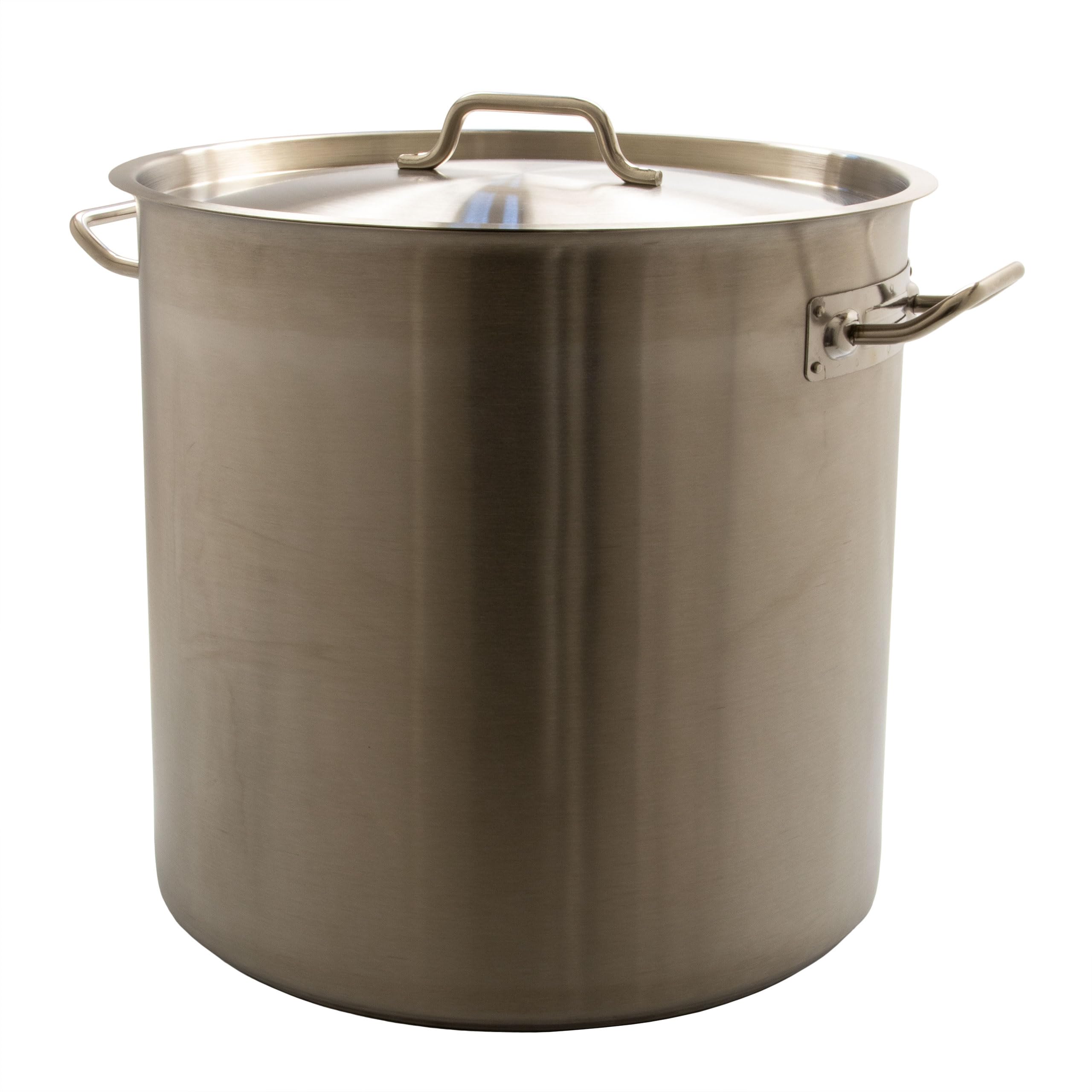 airbrush-city Kochtopf Gastrotopf Topf XXL 50 Liter Edelstahl mit Deckel Großküche Gastronomie
