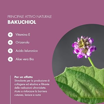 Skön Bakuplex Anti-Age Face Cream with Vitamin E Hyaluronic Acid and Bakuchiol Anti-Wrinkle Face Cream with Invigorating and Regenerating Effect Prevents the Formation of Wrinkles All