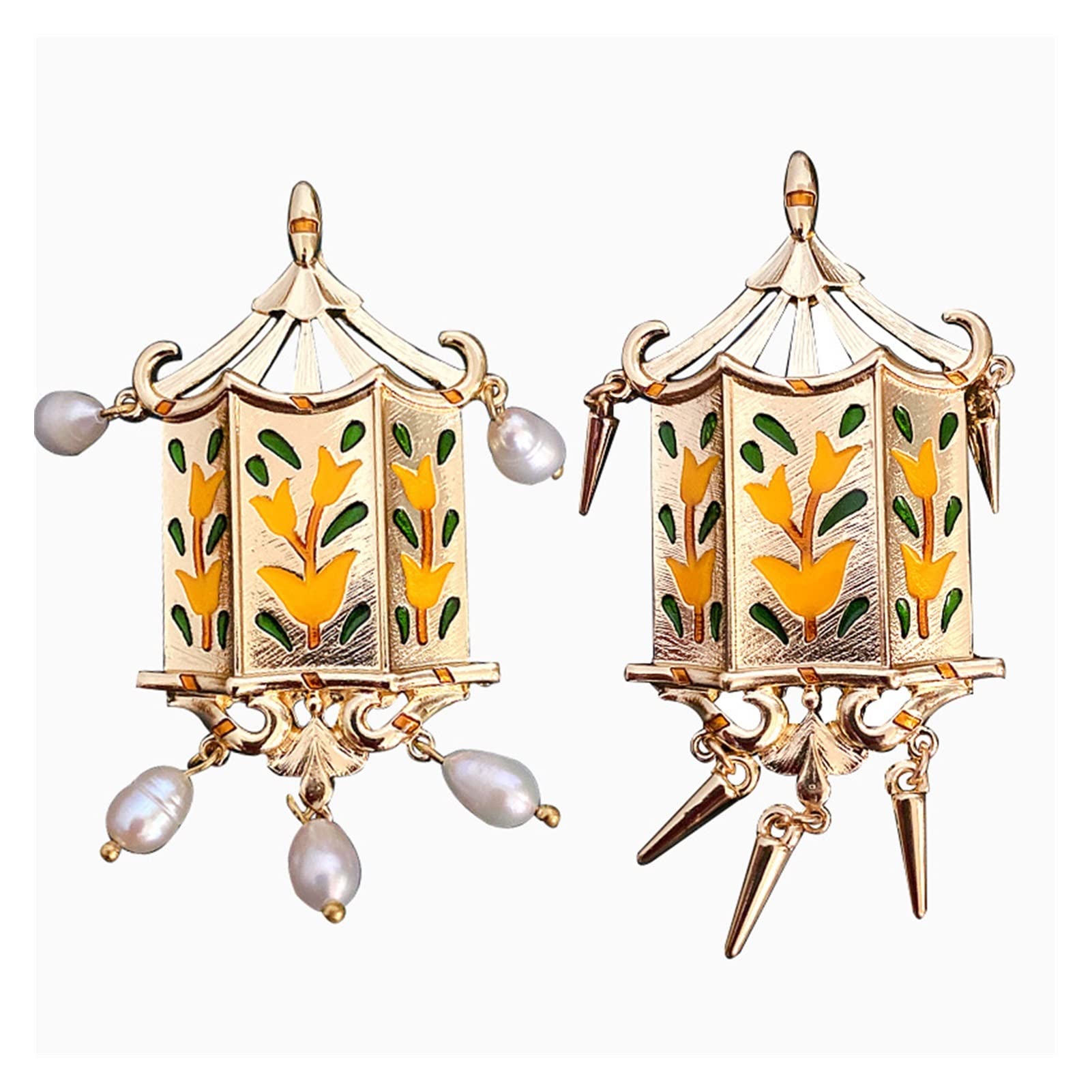 Chinesischen Stil Frauen Broschen Retro Design Ethnische Brosche Pins Damen Büro Casual Perle Zubehör Schmuck