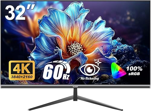 Gawfolk Moniteur d'ordinateur 32 pouces 4K UHD, écran ult…