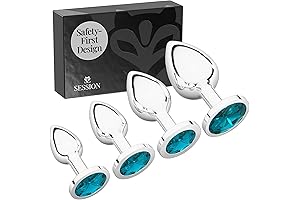 Jewel Butt Plug Beginner 4 Piece Set