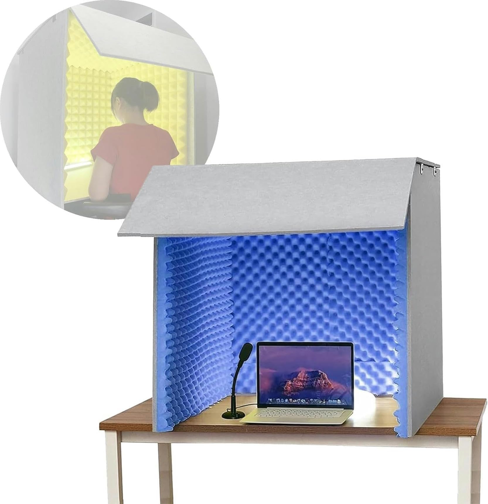 Bouclier d’isolation microphone pour éliminer l'écho de votre chambre