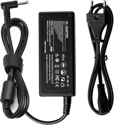 Caricabatterie Alimentatore per HP Pavilion Caricatore 45W 19.5V 2.31A AC...
