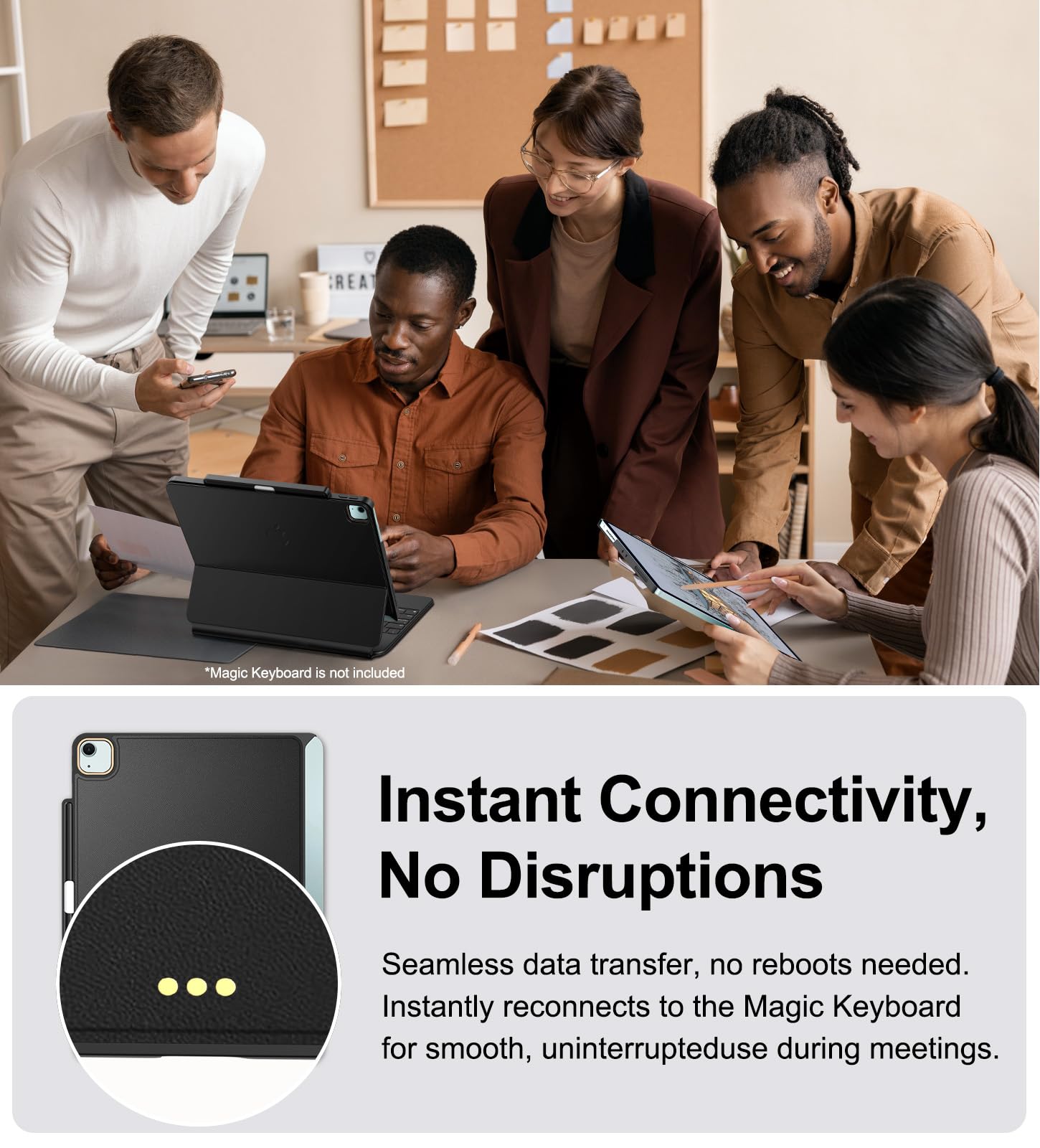 Amazon.com: Magic-Keyboard Compatible Case for iPad Air 13 inch