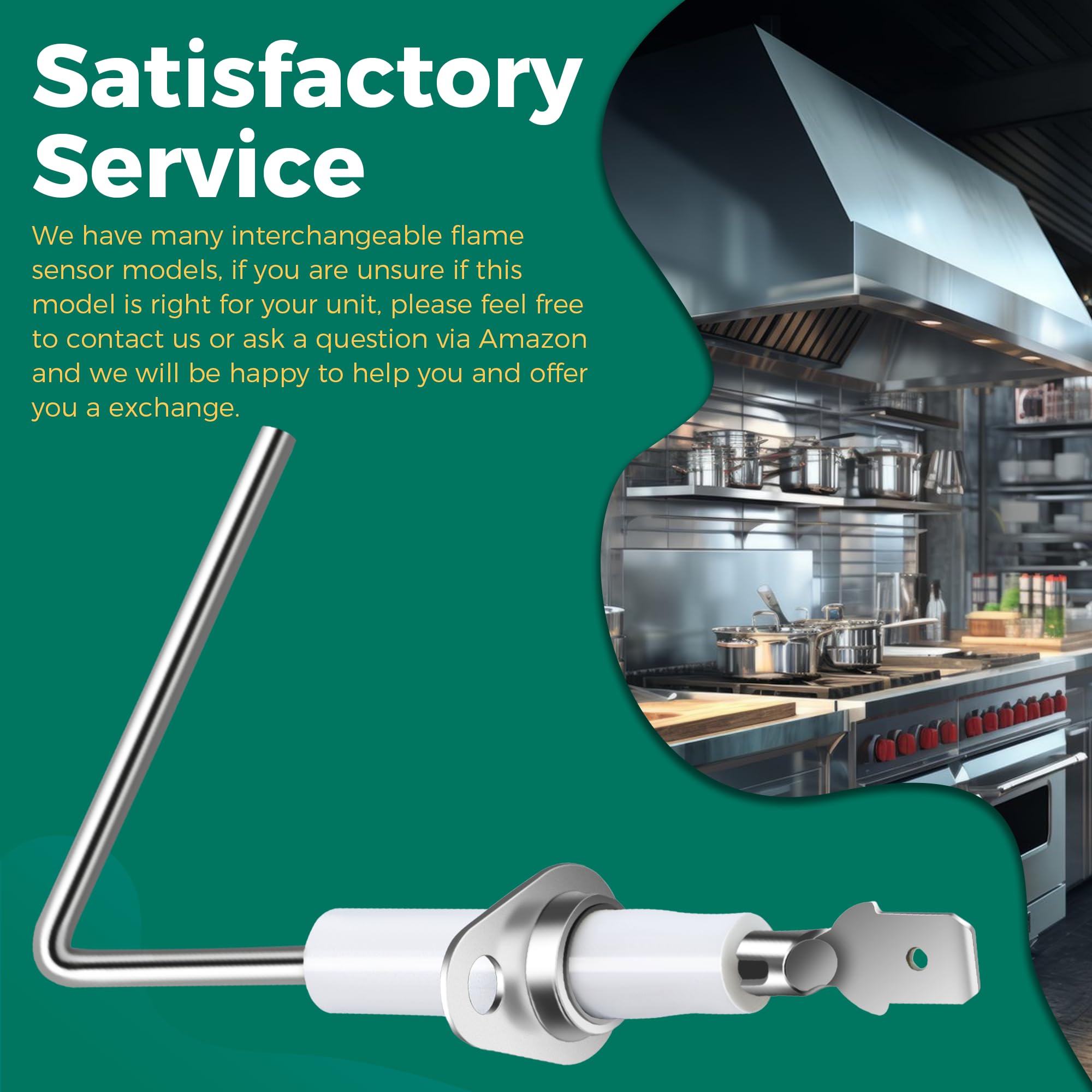 SEN01114 Flame Sensor Replacement Part For Trane Gas Furnace B340888-1