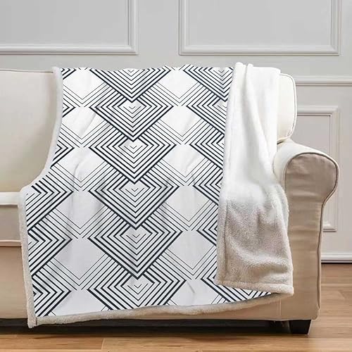 Miniatura 8 de Cobijas Calientes para Invierno - Ilustración retro pintada a mano, mantas suaves, acogedoras para decoración de habitación para campamento, cama de