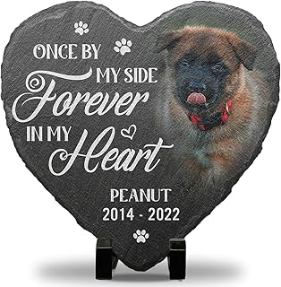 Pawfect House Dog Memorial Gifts for Loss of Dog, Dog Memorial Stone, Pet Memorial Gifts, Pet Loss Gifts, Pet Memorial Stones, Cemetery Decorations for Grave, Cat Memorial Gifts, Gifts for Cat Lovers