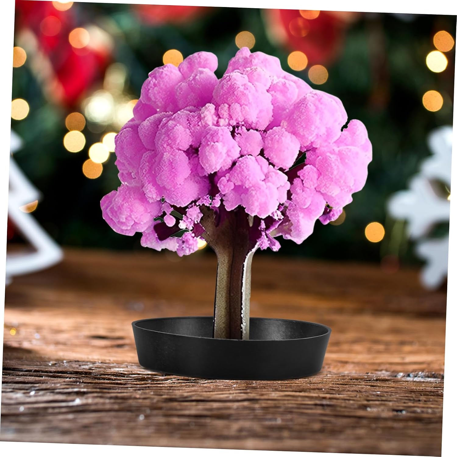 48pcs Mini Paper Christmas Tree Bases Trays for Mini Xmas Tree Decor Stability Visual Appeal for Holiday Displays Spaces