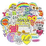 QTL Inspirational Stickers for Kids Motivational Stickers for Water Bottles Laptop for Teens Adults Waterproof Vinyl Pack 50Pcs