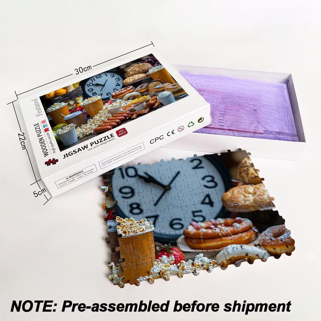Puzzle 1500 Pezzi, Puzzle Cibo per Adulti, 87x57cm, Compact Box -4370