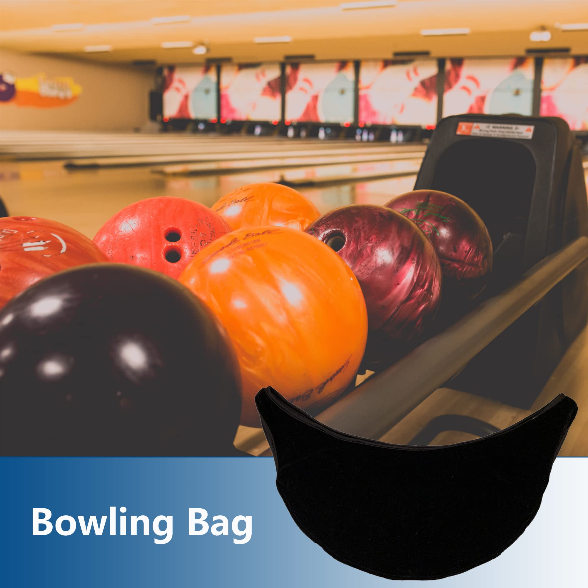 Bowling Ball Cleaner Bag - Bowling Equipment Multifunctioneel, Wasbare Reinigingszak Absorberend en voor Vrouwen Mannen