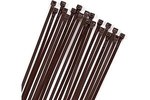 100PCS Cable Zip Ties, Heavy Duty Nylon Plastic Wire Ties