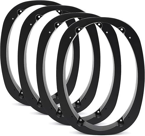 4 unids Universal de plástico vehículo coche altavoz espaciador adaptador soporte soporte Refit Audio altavoz Mat