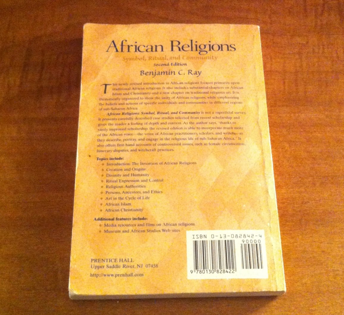 African Religions: Symbol, Ritual, and Community