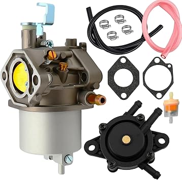 FE290 Carburetor+Fuel Pump for Golf Cart Club Car DS & Precedent Turf Carryall FE290 Engines Carb 1018056-01 101805601 1019056-01 101905601 1016438 1016439 1016440 1016441 1016478 17561,1998-UP Carbur