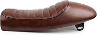 Vista 2 de Artudatech Hump Custom Cafe Racer Asiento Vintage Sillín para Honda CB350 CB450 CB750 Marrón