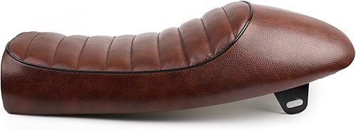 Miniatura 2 de Artudatech Hump Custom Cafe Racer Asiento Vintage Sillín para Honda CB350 CB450 CB750 Marrón