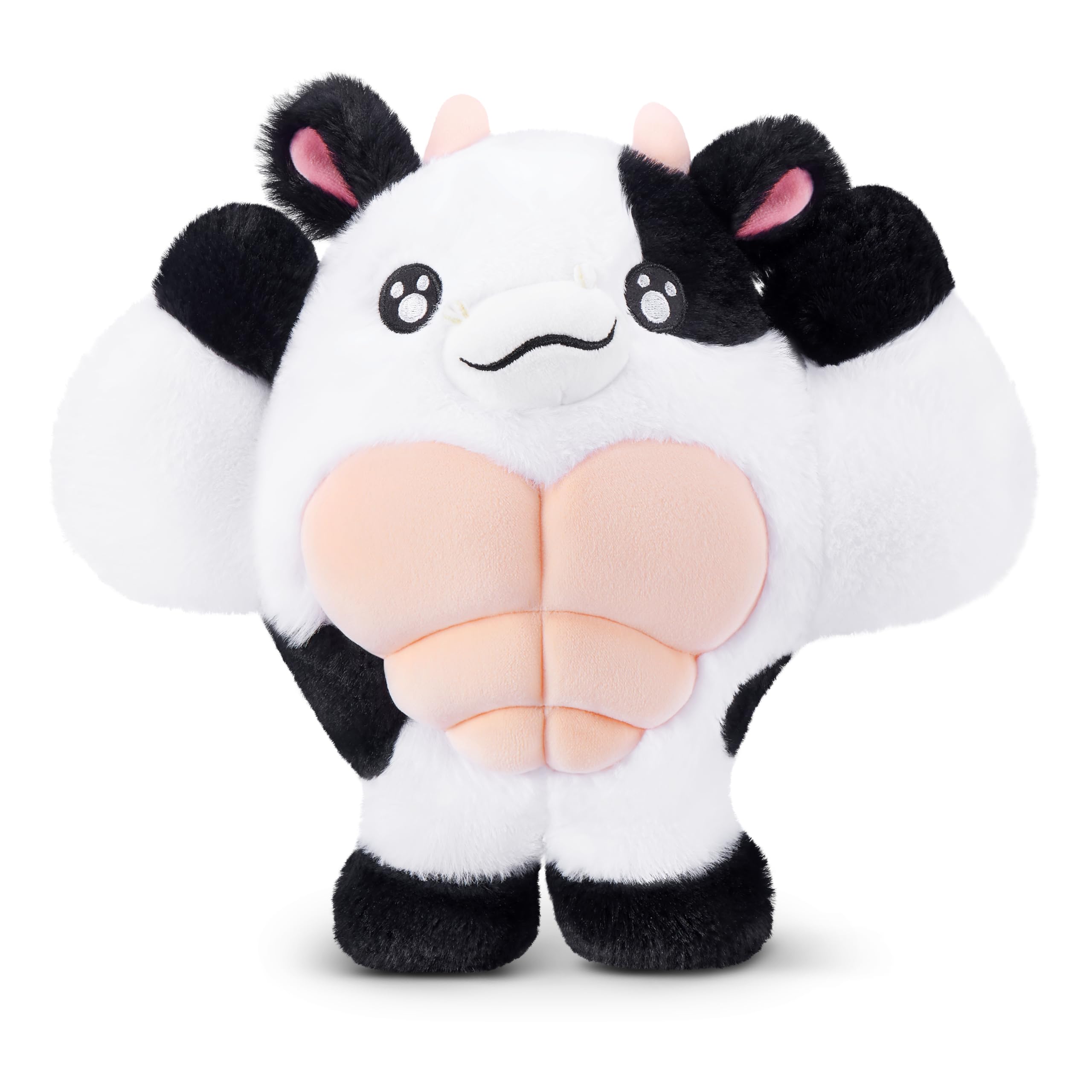 Buffys Series 1 Assorted 8 Inch Plush (Cow) by ZURU Featuring Cuddly Squishy Comfort Design, Ultra‑Soft Materials, Adorable Stuffed Animal Characters, Perfect for Snuggles, Playtime, and All Ages 0+