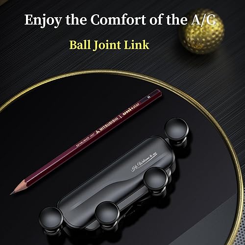 Miniatura 3 de Soporte de teléfono para ventilación de automóvil, soporte para teléfono celular por gravedad, nunca bloquea la ventilación con brazo giratorio