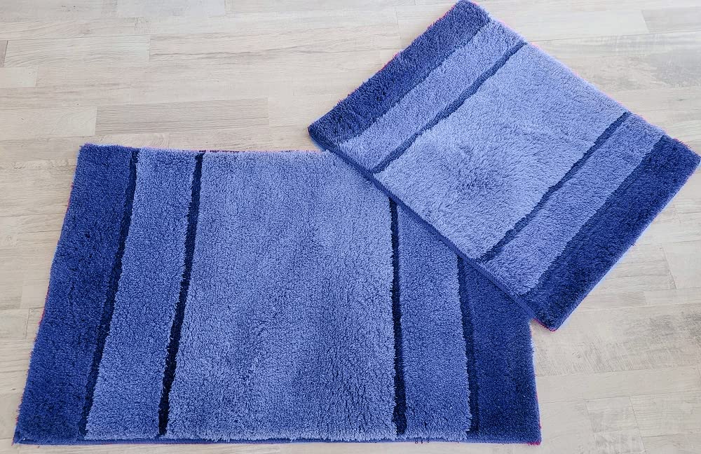 Spirella GmbH (FO) - Tappeto da Bagno 1014482, 55x65 cm, Colore: Blu