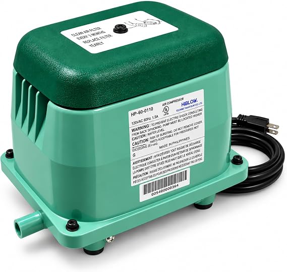 HIBLOW HP-60 Pond Aerator/Septic Linear Air Pump