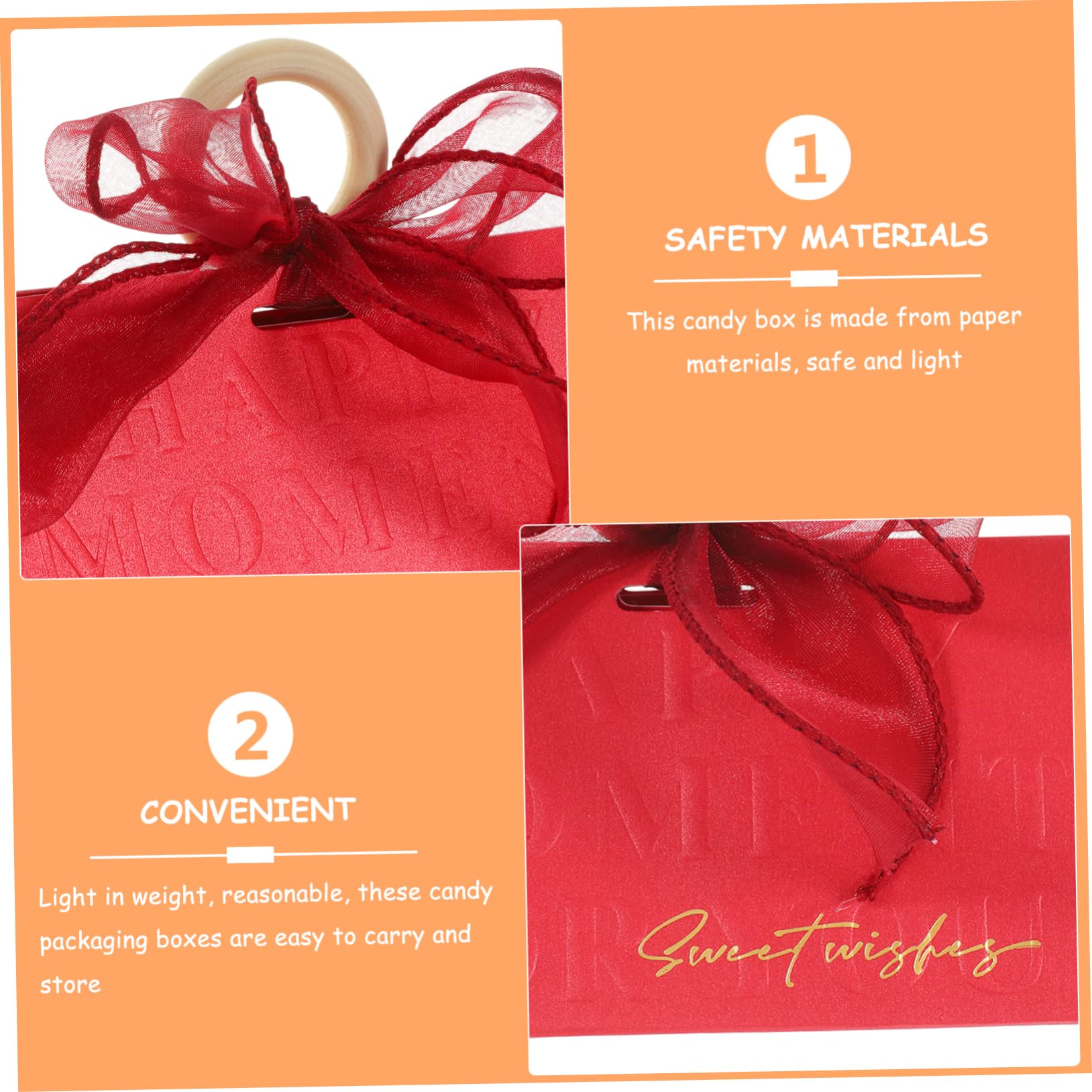 LIFKOME 18pezzi Scatole Carta Per Caramelle Scatole Cioccolatini Per Feste Nozze in Forma Realizzate Materiali Carta e Sicure e Leggere