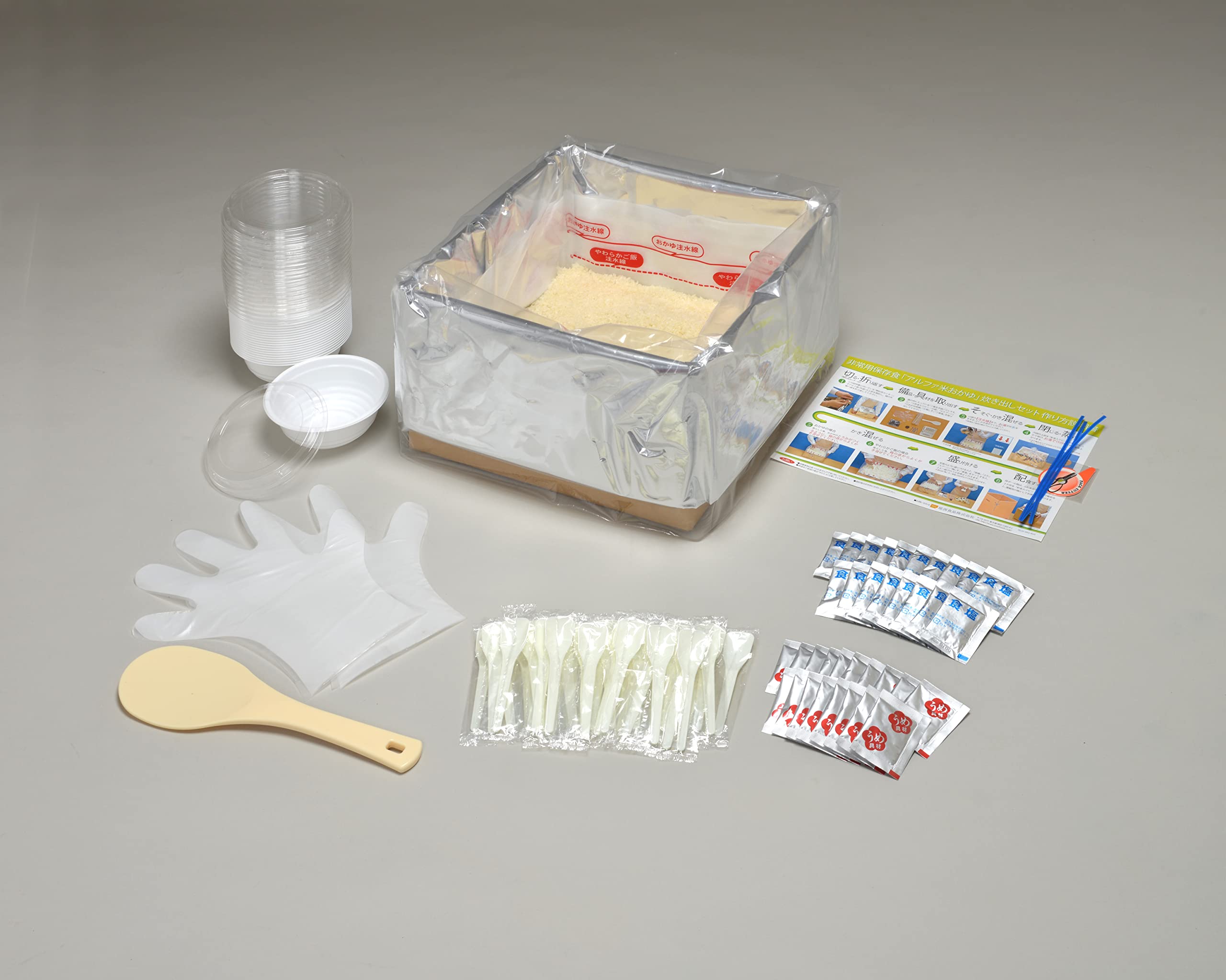 Amazon | 尾西食品 アルファ米炊き出しセット おかゆ 50食分 (非常食