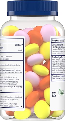 Vista 9 de Alka-Seltzer Alivio de acidez estomacal extra fuerte, antiácido para acidez estomacal rápida y alivio de la indigestión ácida sobre la marcha, 200