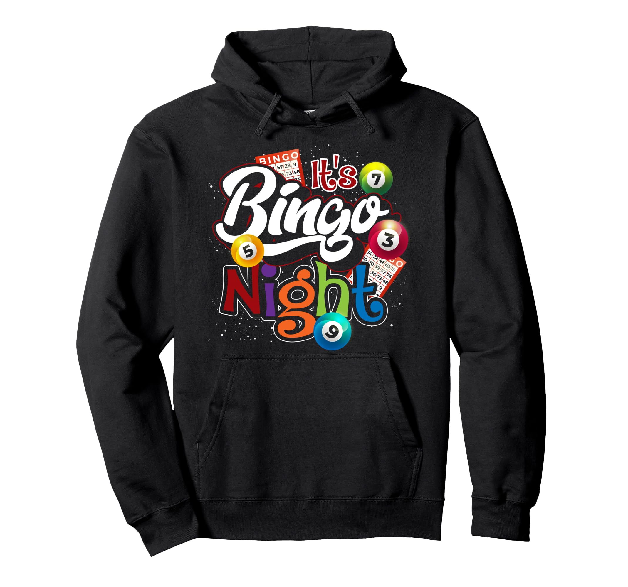 Bingo Night Gift Bingo Player Lottery Winner Gambling Bingo Pullover Hoodie
