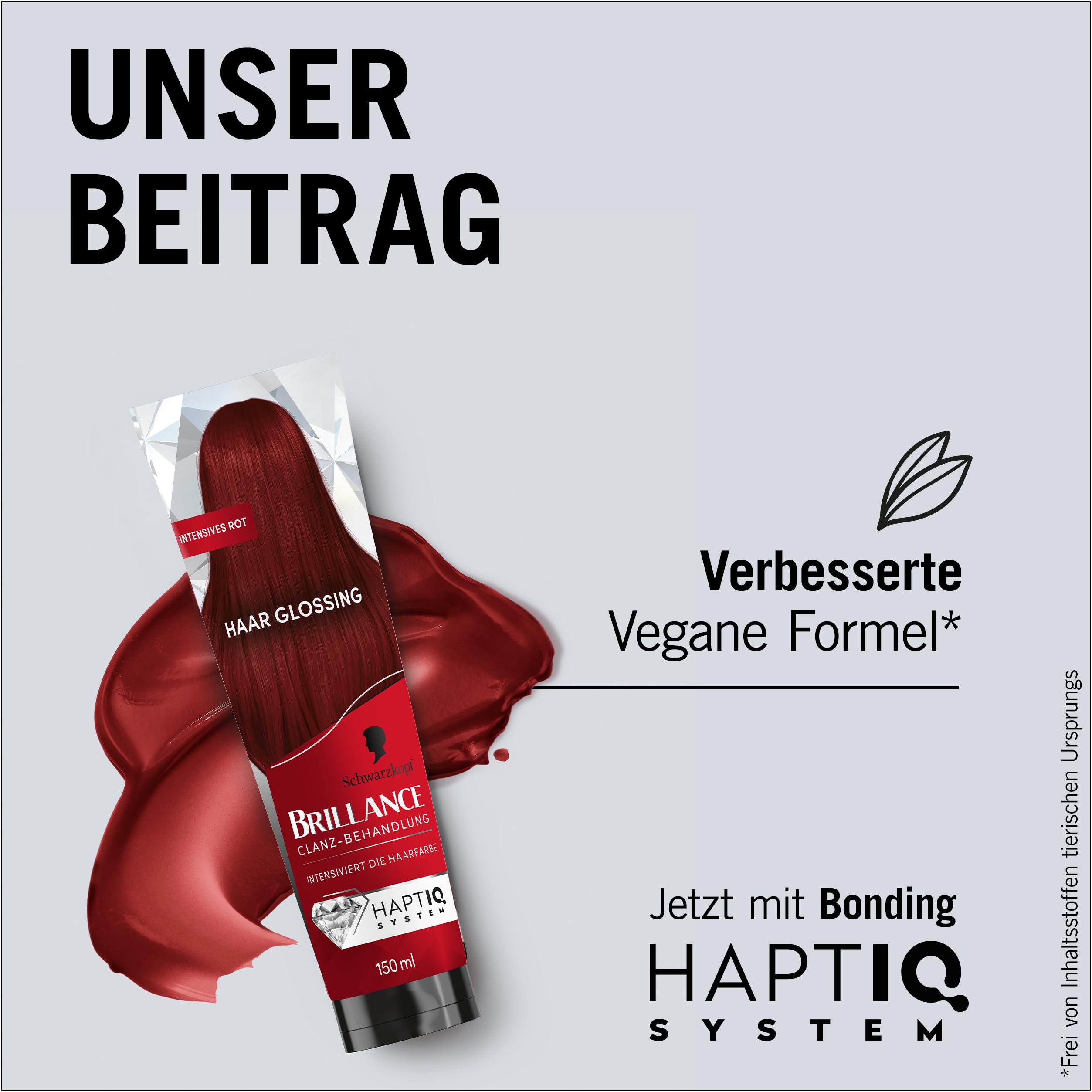 Brillance Leczenie połyskujące, intensywna czerwień (150 ml), tymczasowa farba do włosów, którą można stosować jak maskę do włosów, intensyfikuje kolor włosów do 6 myć