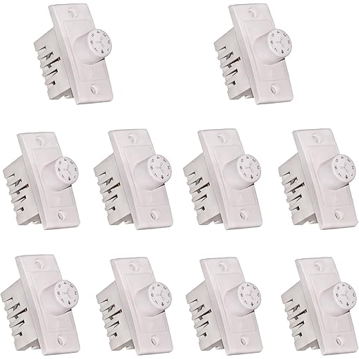JOYAL 10pcs Switch Type Regulator 7 Step 1 Way Non Modular