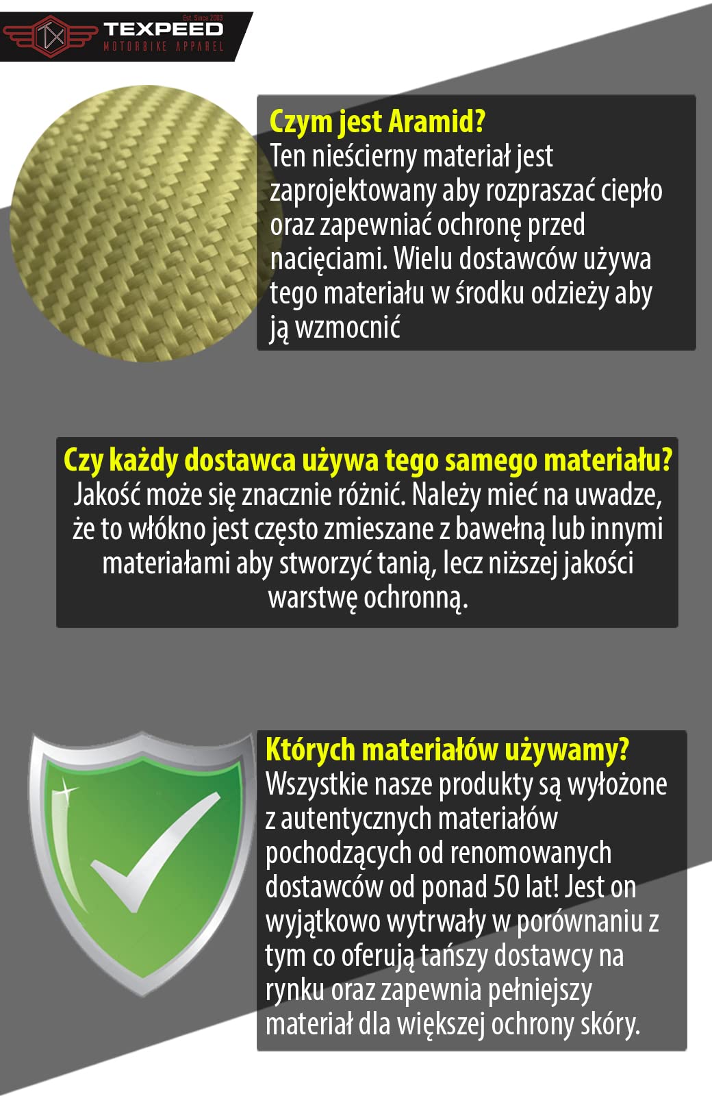 Dżinsy motocyklowe pancerz dla mężczyzn - Spodnie z ochroną - 280 g/m² aramid z pancerzem ochronnym (EN 1621-1) - Zwężany krój - Texpeed - Czarny - XL Talia/Krótki Noga