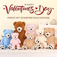 Vista 2 de DOLDOA 40" Big Teddy Bear Stuffed Animal for Birthday, Valentine's Day and Christmas, Big Bear Plush Stuffed Animals for Girlfriend, Large Stuffed