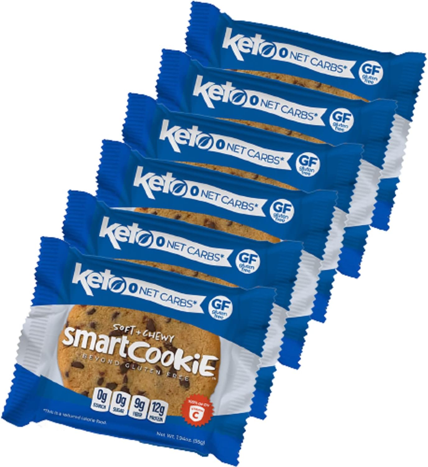 Smart Baking Company SmartCookie - Sugar-Free, Gluten-Free, Keto Cookies, Cho...