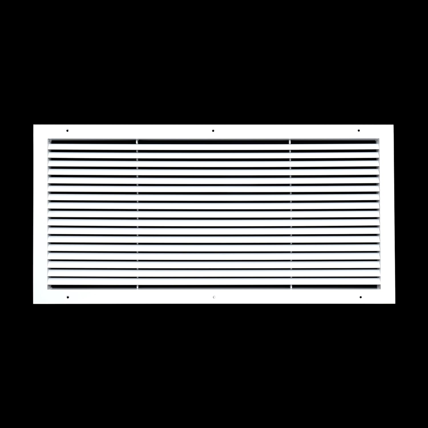 Fits 30x14 Duct Opening | Aluminum Return Air Grille by Handua | Vent Cover Grill for Sidewall and Ceiling | Rust Free | Durable Powder Coating | HVAC Cold Air Intake Grille | White