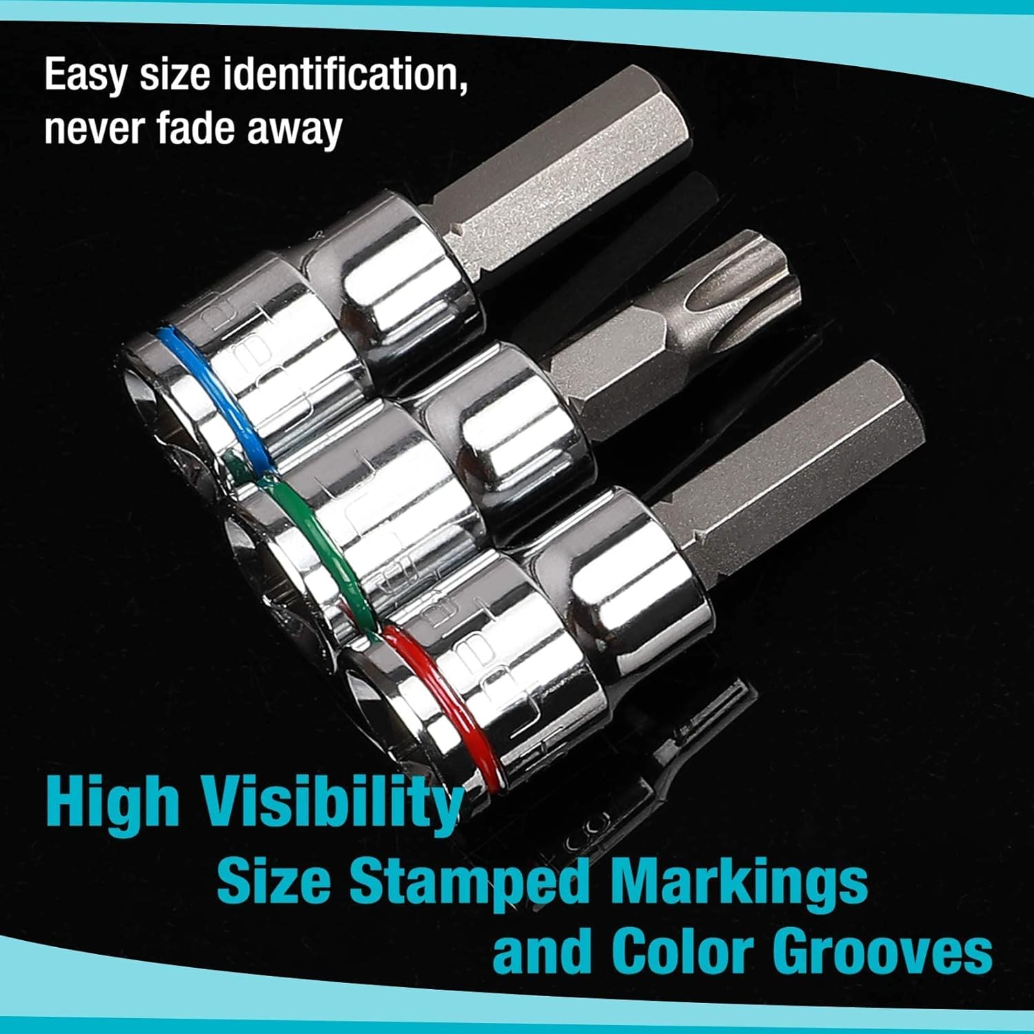 DURATECH 21-Piece Bit Socket Set and 3/8-Inch Drive Ratchet Handle