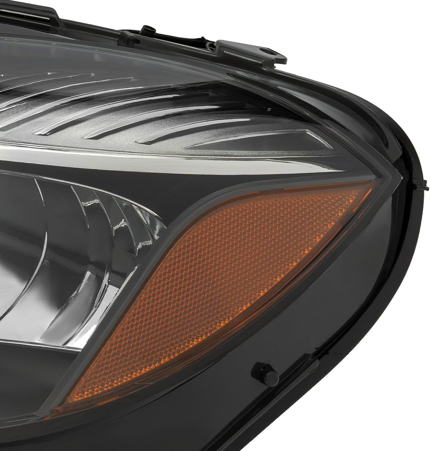 Front Headlight Assembly for 2014-2016M-Benz E-Class W212,Left Driver Side Replacement,LED Headlamp Replacement Black Housing Clear Lens