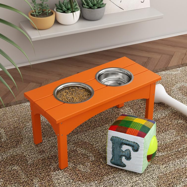 See full amazon price history chart for BELIEF WOOD Double Elevated Feeder Wooden Large Dog Food Dinner pet Stand Cat Feeder Stand with 2 Stainless Steel Small Bowls & Wooden Stand Made by Handmade (Orange) BELIEF WOOD Double Elevated Feeder Wooden Large Dog Food Dinner pet Stand Cat Feeder Stand with 2 Stainless Steel Small Bowls & Wooden Stand Made by Handmade (Orange) (B0CVHCHXWR) Amazon Price History, Amazon Price Tracker