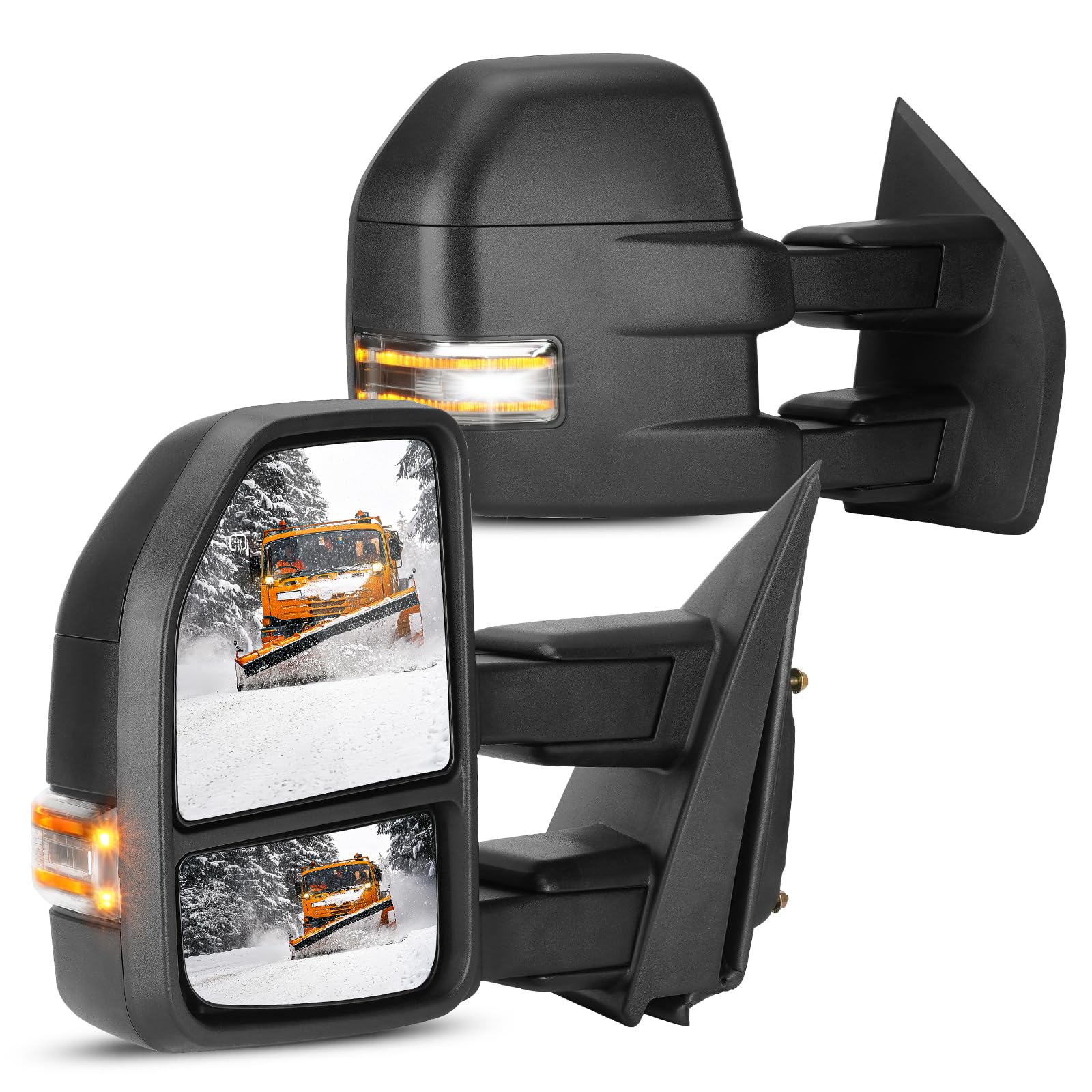 Rétroviseurs Chauffants Clignotants Pour Ford F150 2007-2014 - Paire Complète Gauche/droite