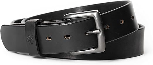 Main Street Forge All American Leather Belt | Made in USA | Men's Heavy Duty Work Belt | EDC Belt