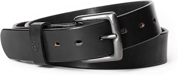 Main Street Forge All American Leather Belt | Made in USA | Men's Heavy Duty Work Belt | EDC Belt
