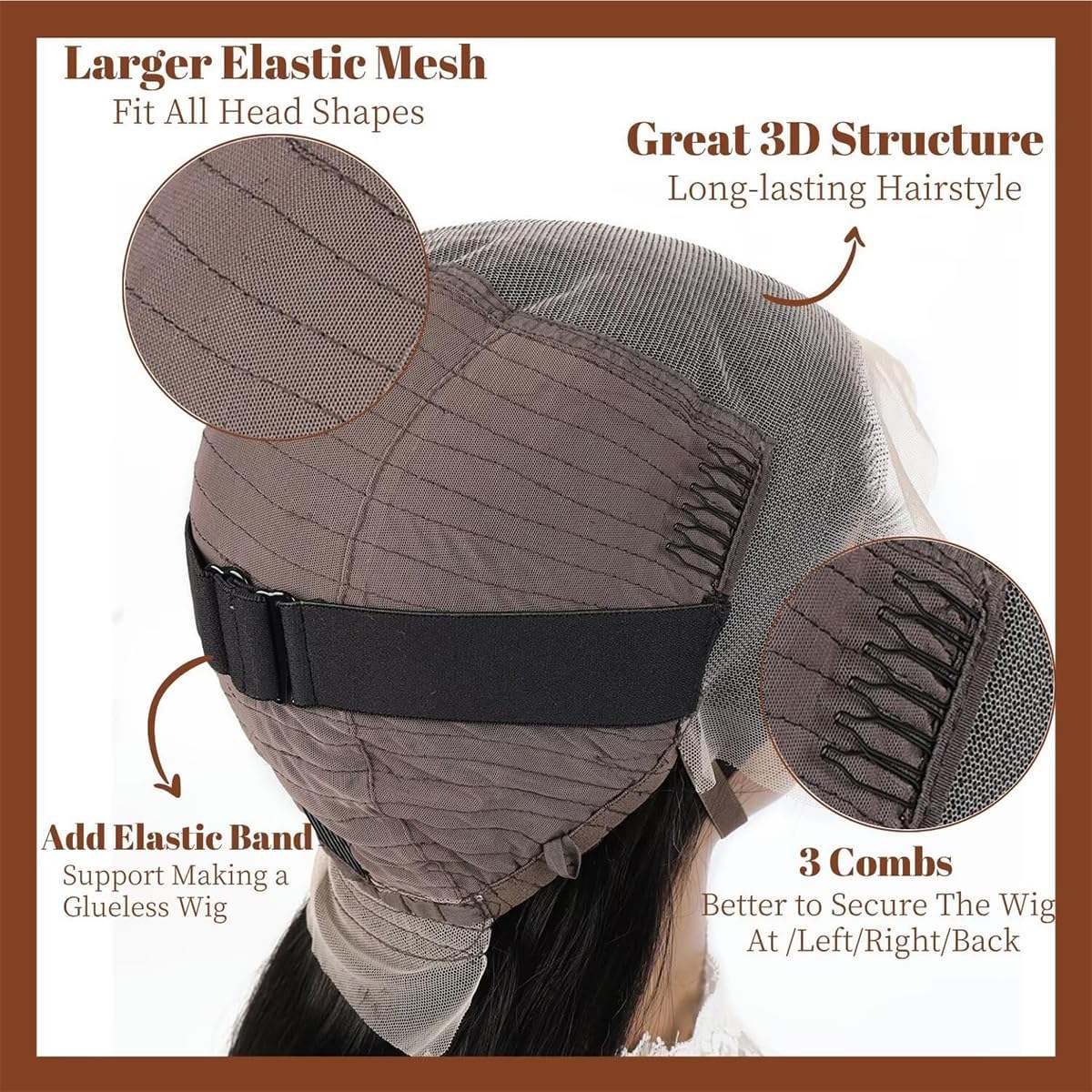 Deep Wave Lace Front Wigs Human Hair Pre Plucked 180% Density 13x6 HD Lace Frontal Wigs with Baby Hair Deep Curly Wet and Wavy Glueless Wigs for Women (26 Inch)