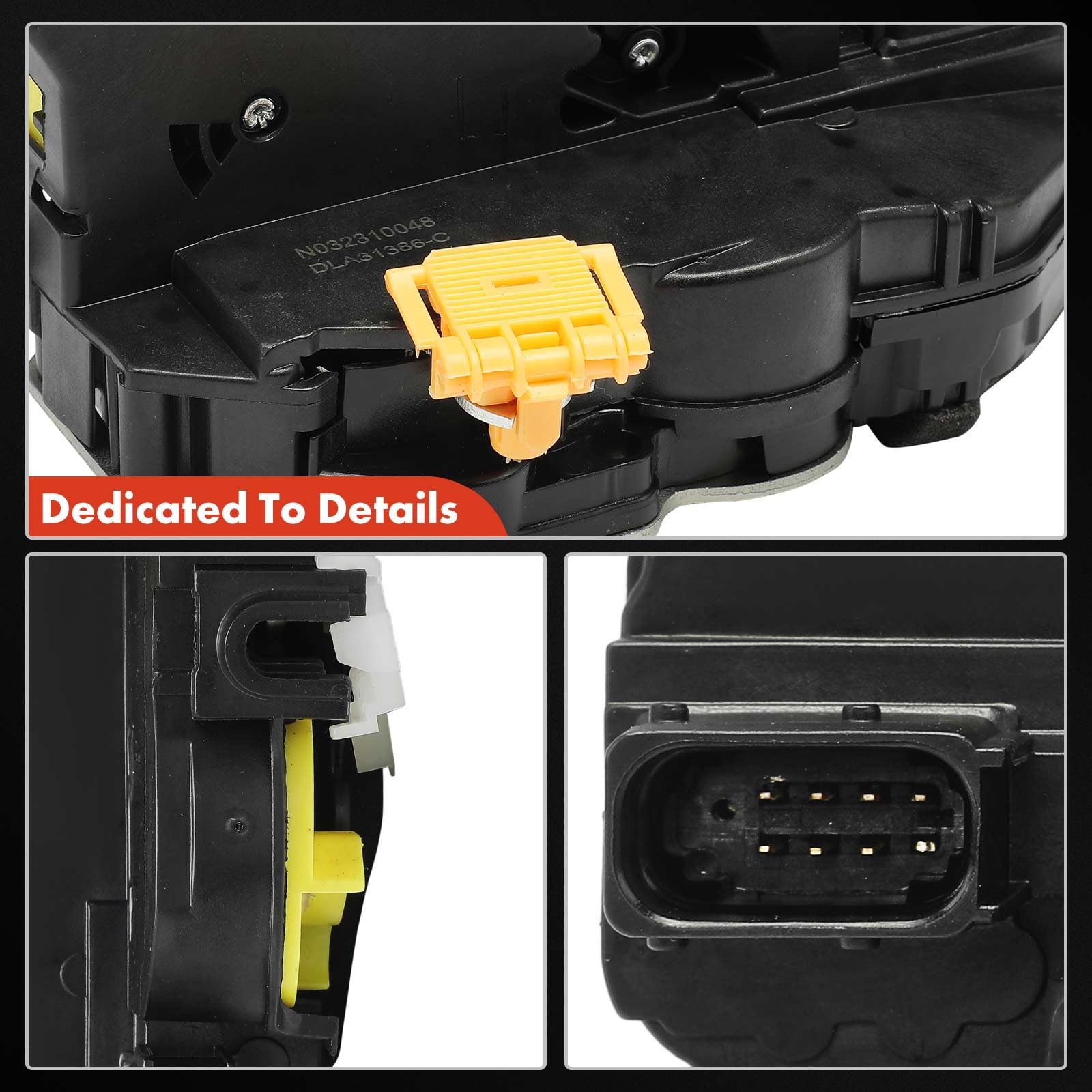 A-Premium Rear Left Door Latch Lock Actuator Compatible with Chevrolet, GMC, Buick & Cadillac Vehicles - Equinox 2011-2017, Malibu 2013-2017, Cruze, Terrain, LaCrosse, SRX, Verano, Regal, Orlando