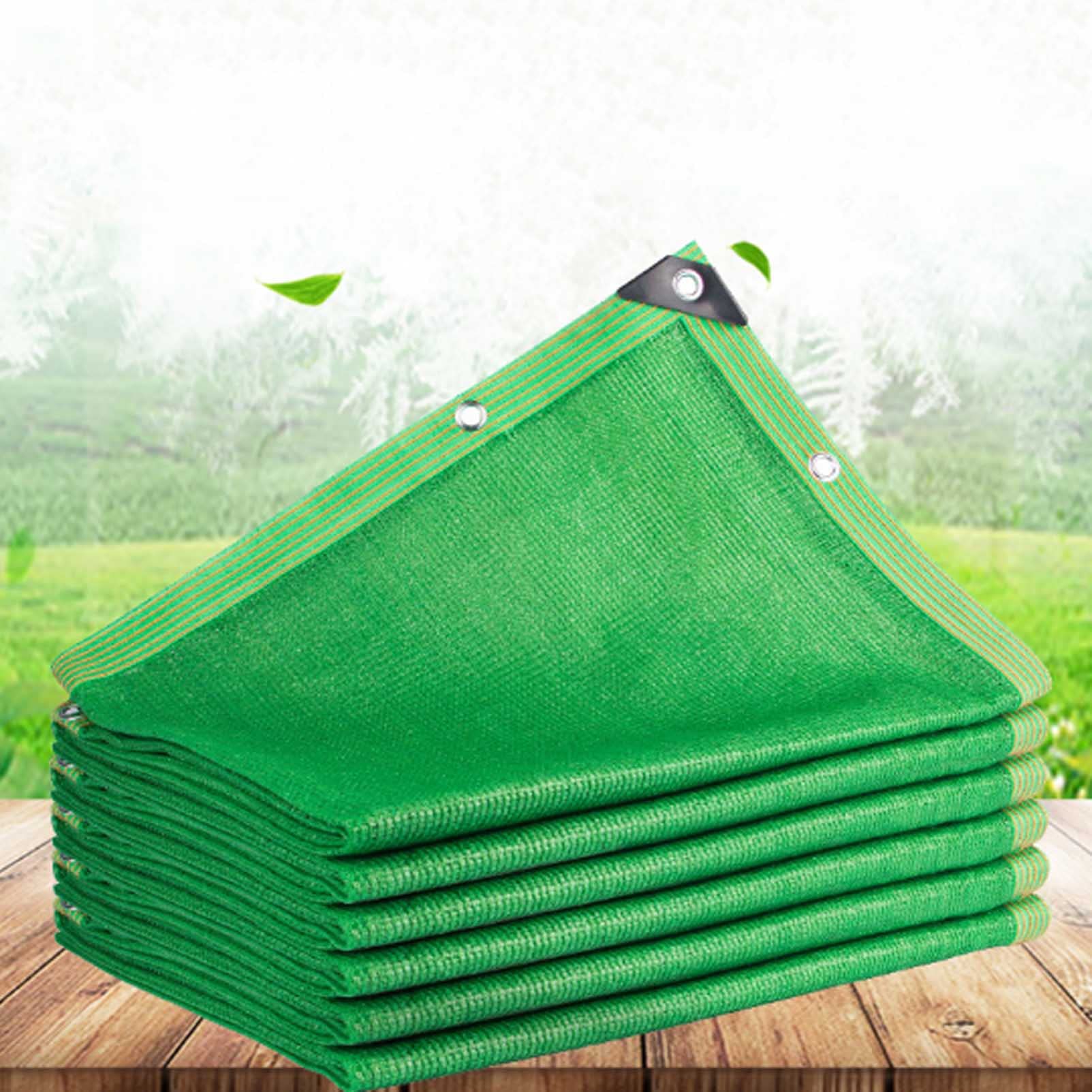 Malla Sombreadora Sun Net Toldo Vela de Sombra Protección Solar Rectangular Tela Verde Red de Sombra Telescópica 90% para Malla de Ocultación para Invernadero Jardín (5x9m(16.40x29.52ft))