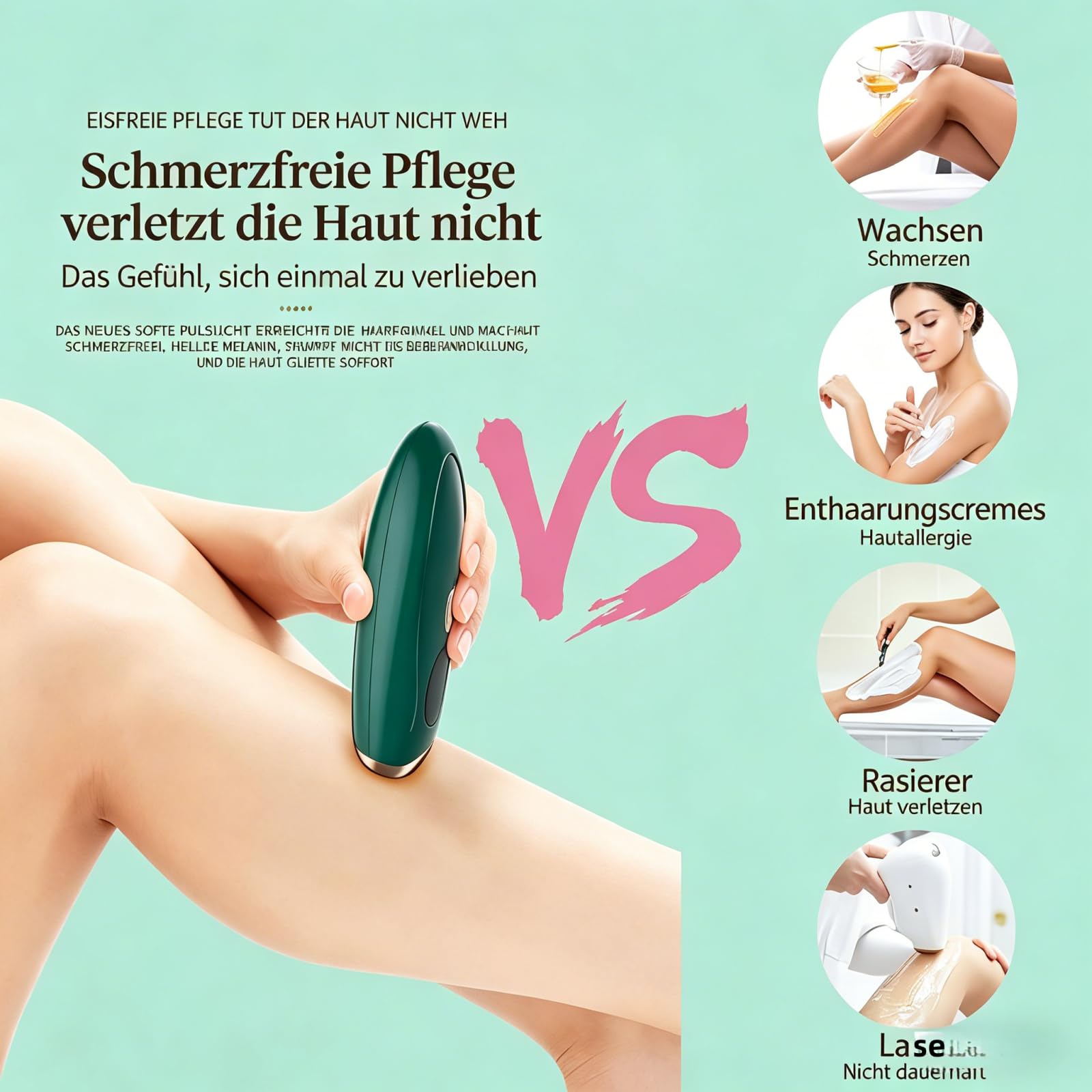 shine ipl 2.0 - premium hair removal bundle,Haarentfernungsgerät, IPL Geräte Haarentfernung, Schmerzfreie Haarentfernungsgerät, für Damen/Herren, Gesich, Bikini, Körper, Beine, Achseln (rosa)