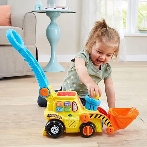 Miniatura 9 de VTech Bulldozer Push  Pop Pop-a-Balls amarillo