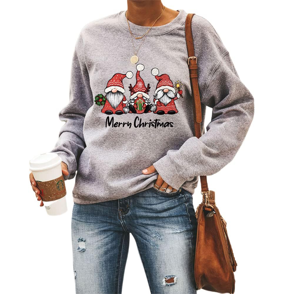 Women's St Patrick's Day Shamrock Sweatshirt Irish Shirts Pullover Top Cute Long Sleeve Holiday Outfit &amp; Gift