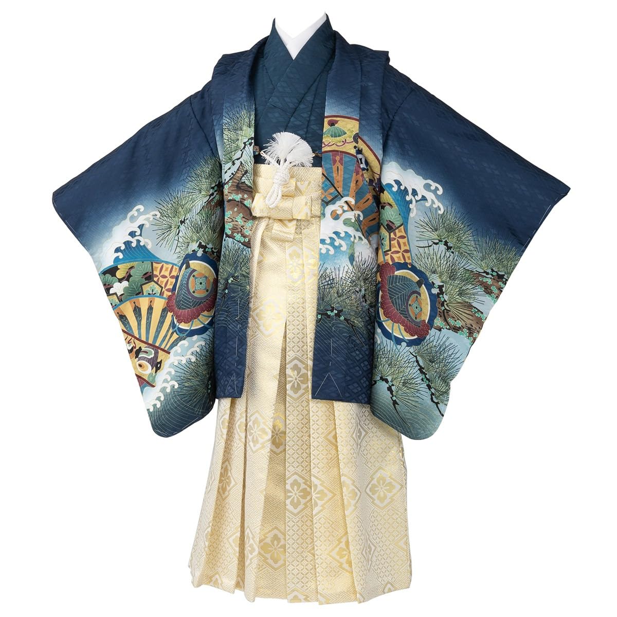 Amazon | [京のみやび] 七五三男の子着物袴セット 数5才(110cm